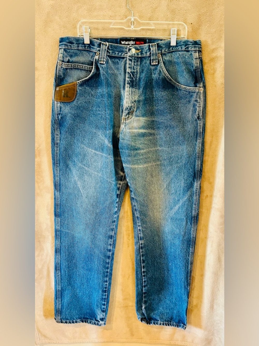 👖 Wrangler Riggs Workwear Jeans 36x32 Straight Leg Denim Carpenter Style 👖